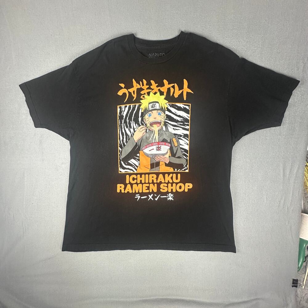 Naruto Shippuden Ichiraku Ramen Graphic Tee Anime Shirt 2XL